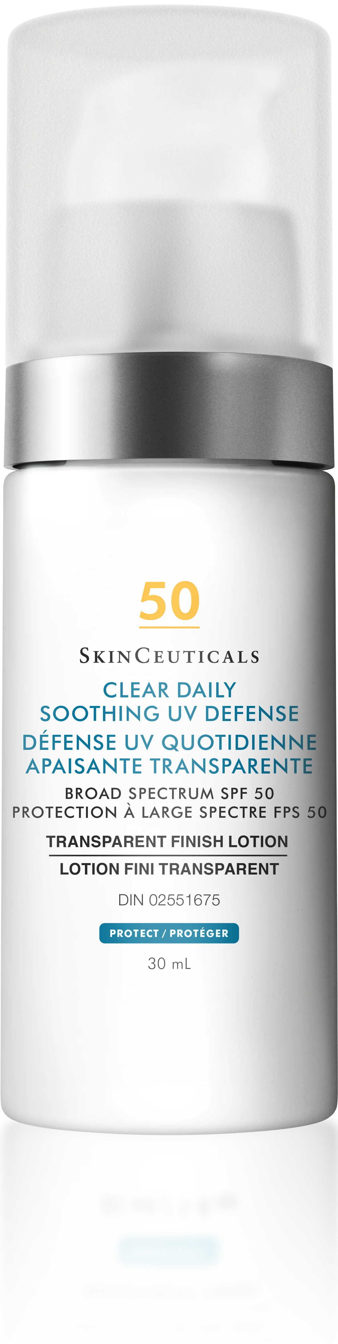Clear Daily Soothing UV Defense SPF 50 from SkinCeuticals Availble To Purchase Online from The Remedy Lounge in Cornwall, ON