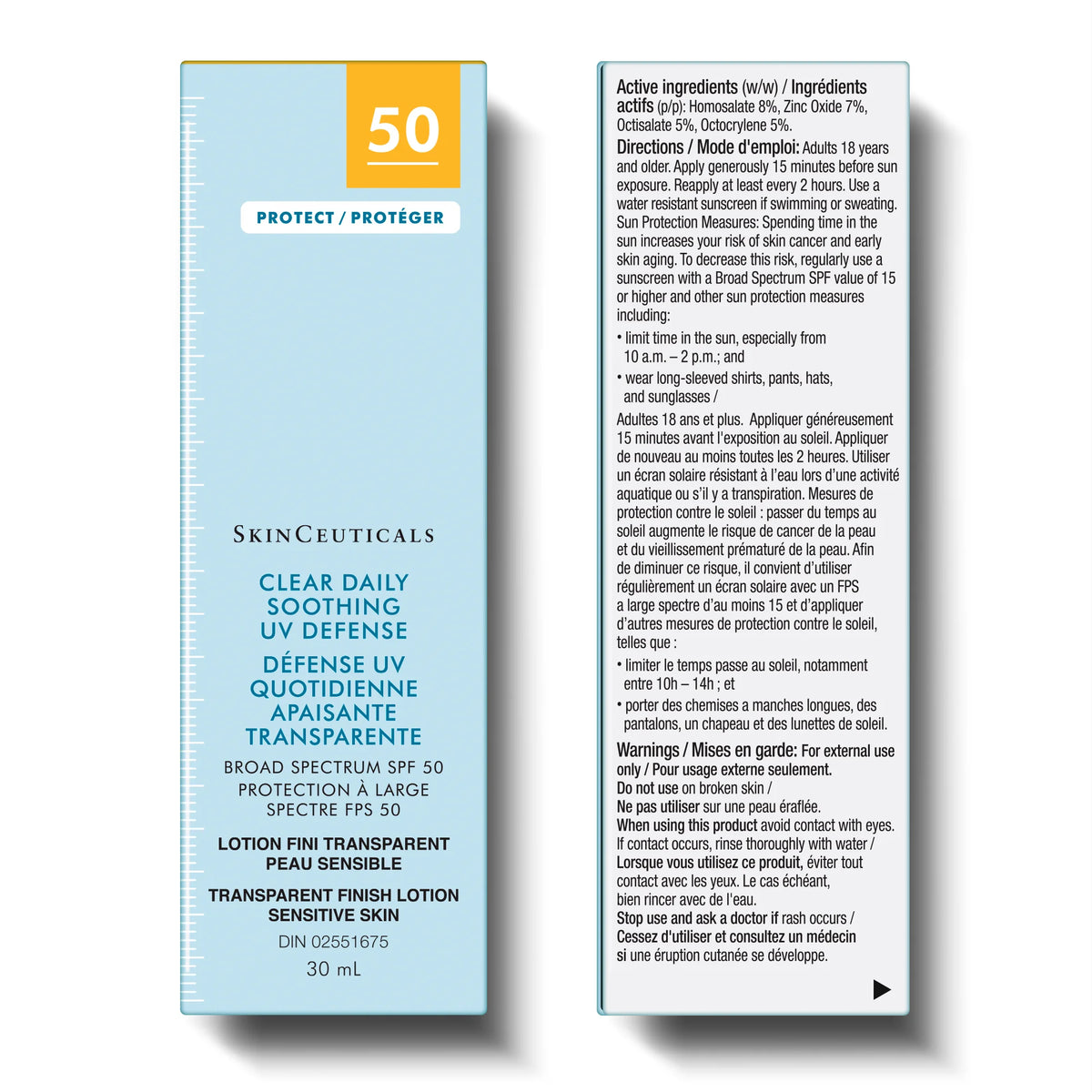 Clear Daily Soothing UV Defense SPF 50 from SkinCeuticals Availble To Purchase Online from The Remedy Lounge in Cornwall, ON