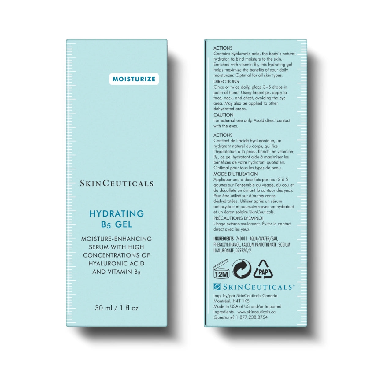 Hydrating B5 Gel from SkinCeuticals Availble To Purchase Online from The Remedy Lounge in Cornwall, ON