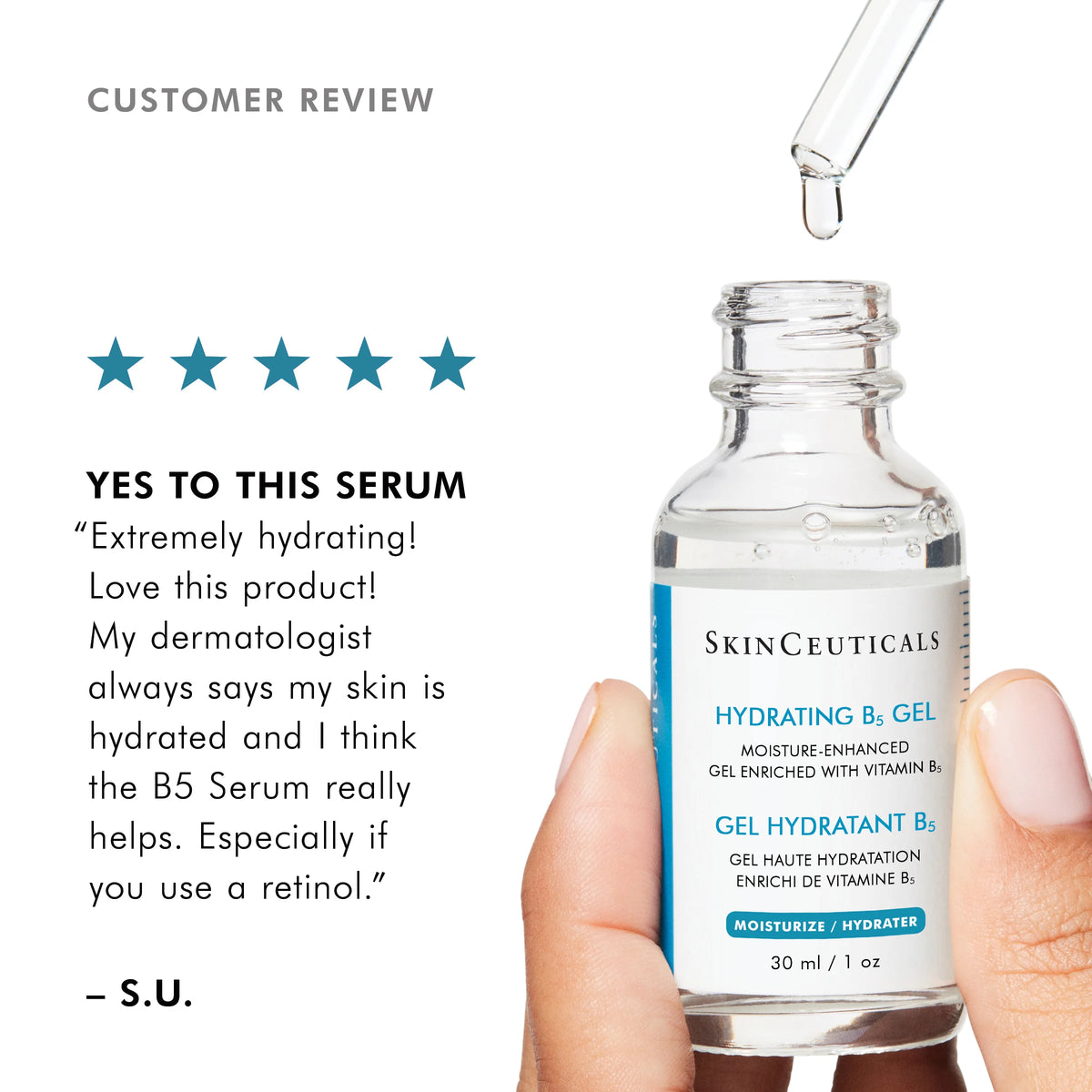Hydrating B5 Gel from SkinCeuticals Availble To Purchase Online from The Remedy Lounge in Cornwall, ON