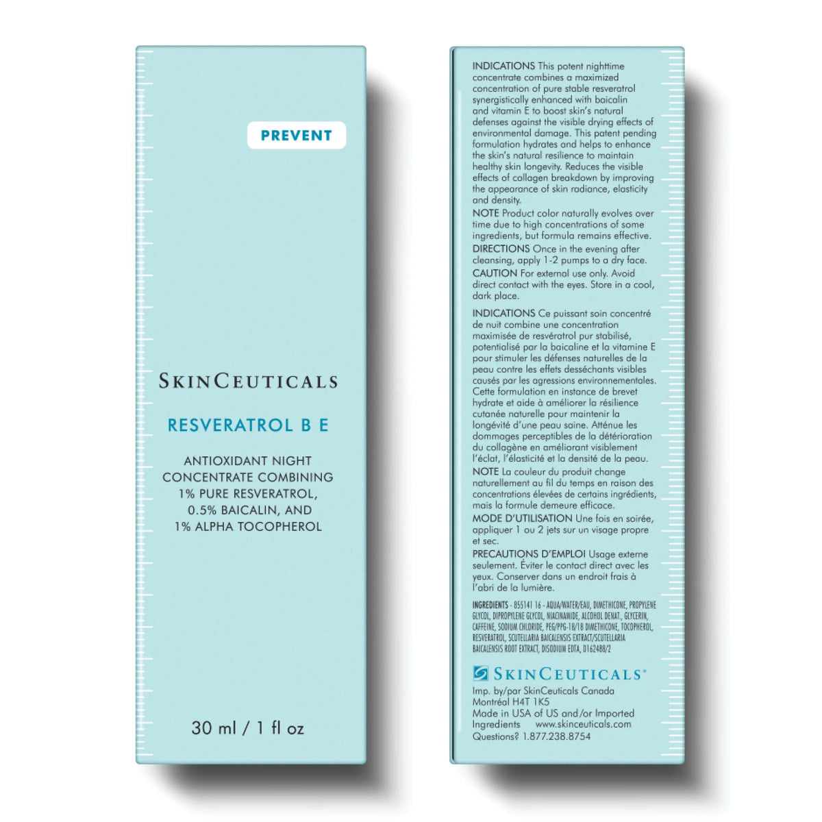 Resveratrol B E from SkinCeuticals Availble To Purchase Online from The Remedy Lounge in Cornwall, ON
