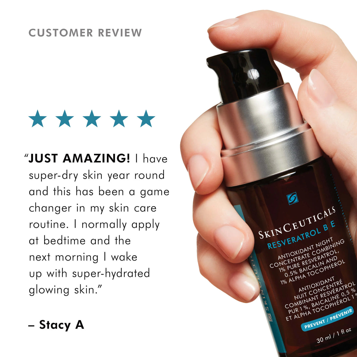 Resveratrol B E from SkinCeuticals Availble To Purchase Online from The Remedy Lounge in Cornwall, ON