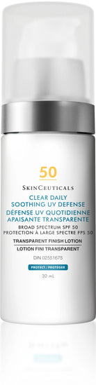 Clear Daily Soothing UV Defense SPF 50 from SkinCeuticals Availble To Purchase Online from The Remedy Lounge in Cornwall, ON
