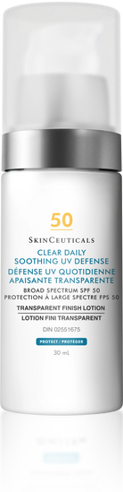 Clear Daily Soothing UV Defense SPF 50 from SkinCeuticals Availble To Purchase Online from The Remedy Lounge in Cornwall, ON