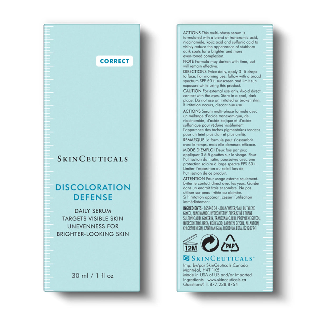 Discoloration Defense from SkinCeuticals Availble To Purchase Online from The Remedy Lounge in Cornwall, ON