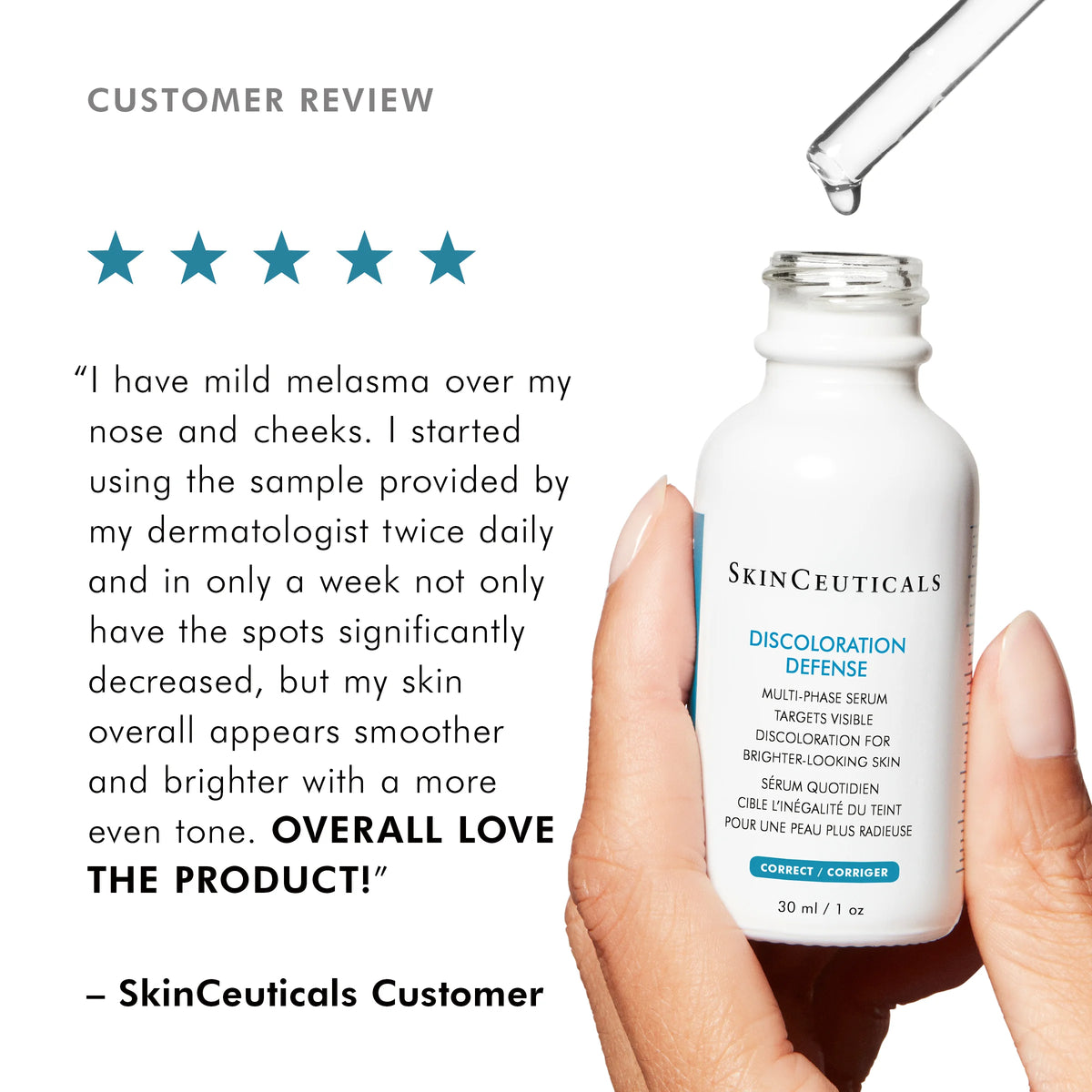 Discoloration Defense from SkinCeuticals Availble To Purchase Online from The Remedy Lounge in Cornwall, ON